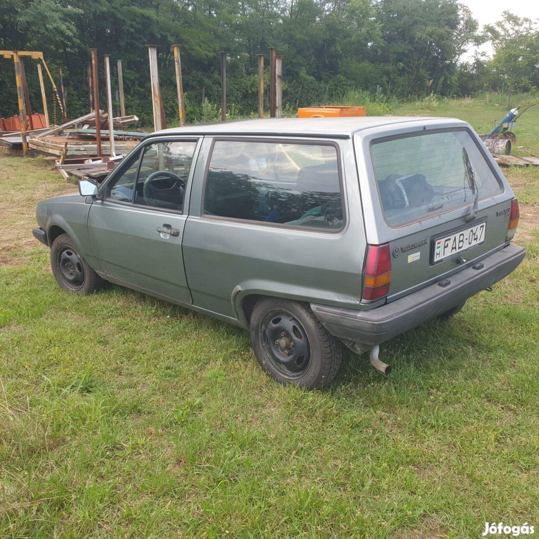 Vw poló 1050 ccm combi 86 régi öreg autó retró alkatrésznek