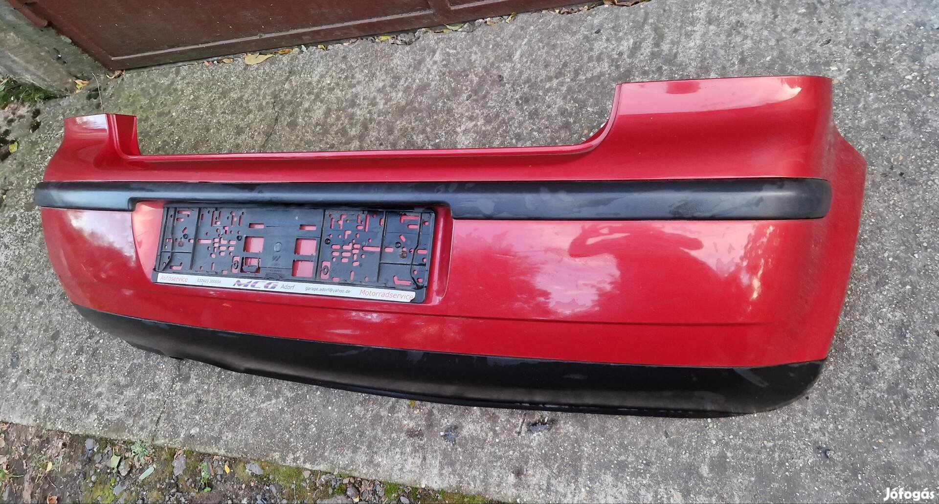 Vw polo 9n hátsó lökhárító bordó lc3x