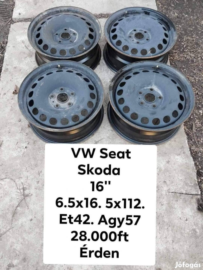 Vw seat skoda lemezfelni 16''