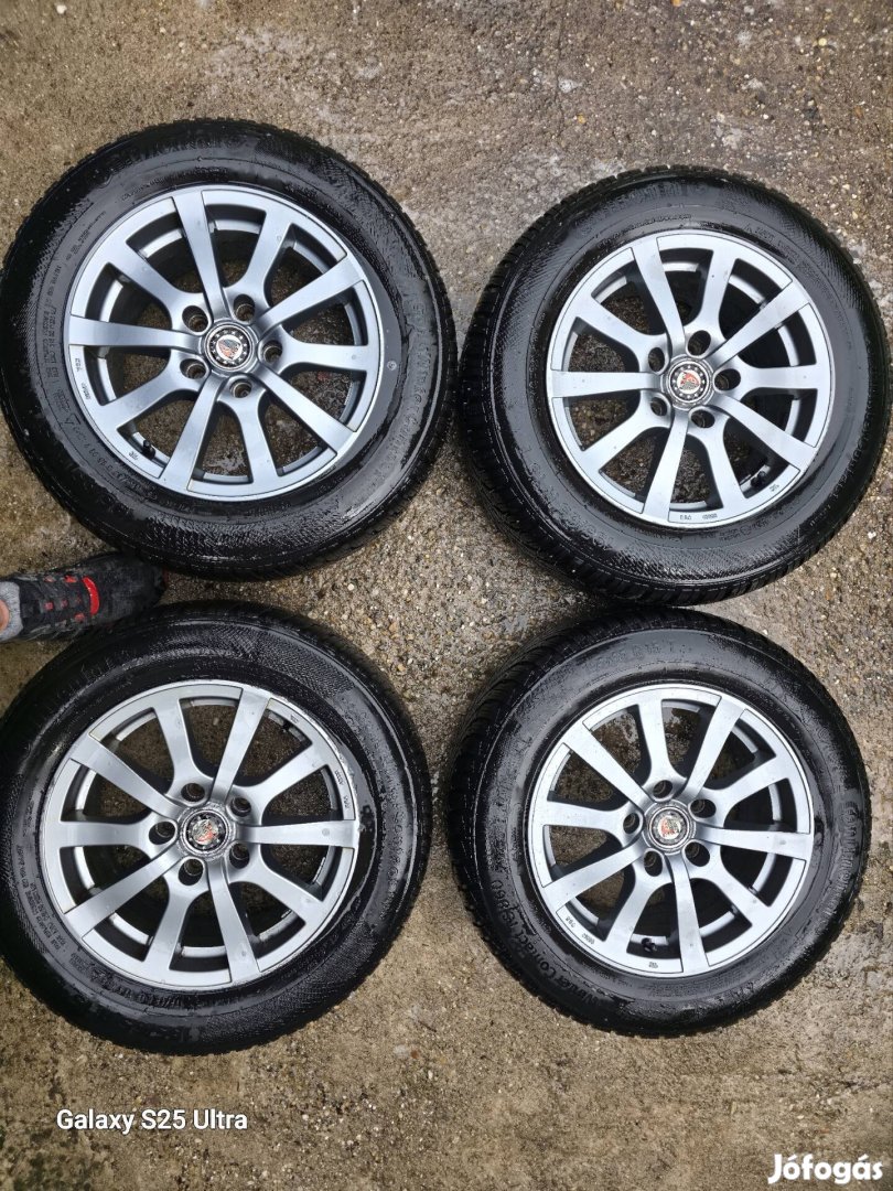 Vw skoda Alufelnik teligumikkal 5x112 195/65R15