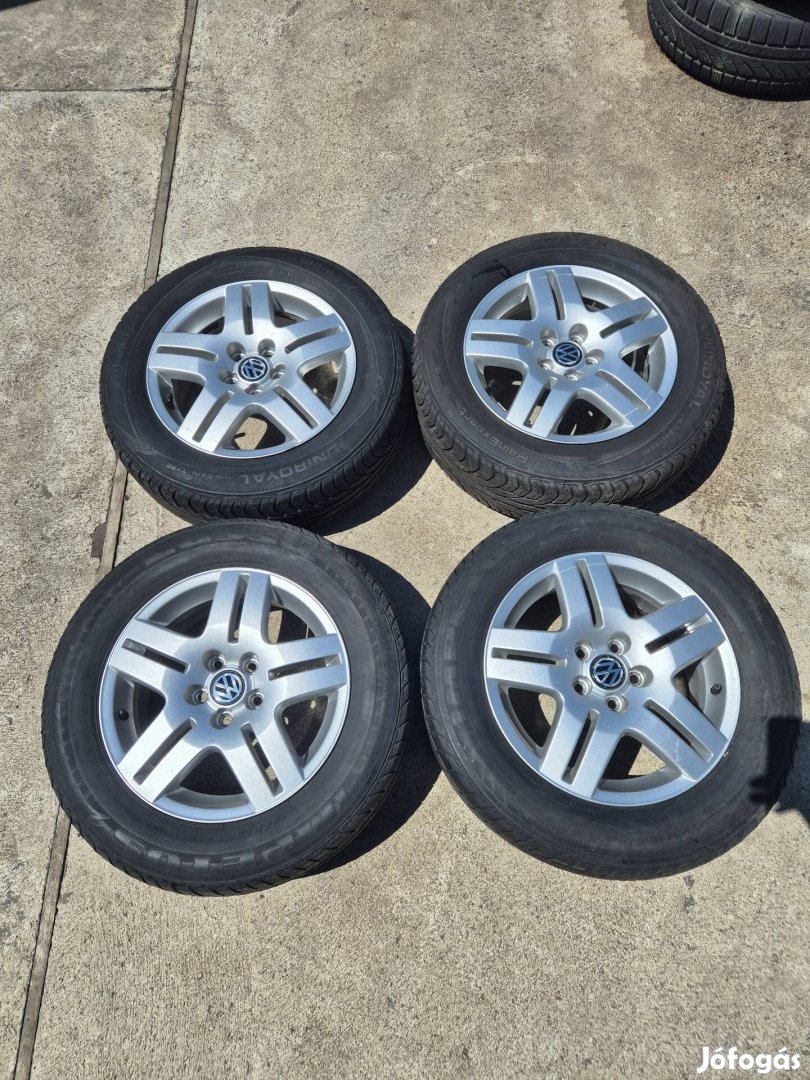 Vw volkswagen alufelni garnitura 15" 5x100 nyárigumival 195/65