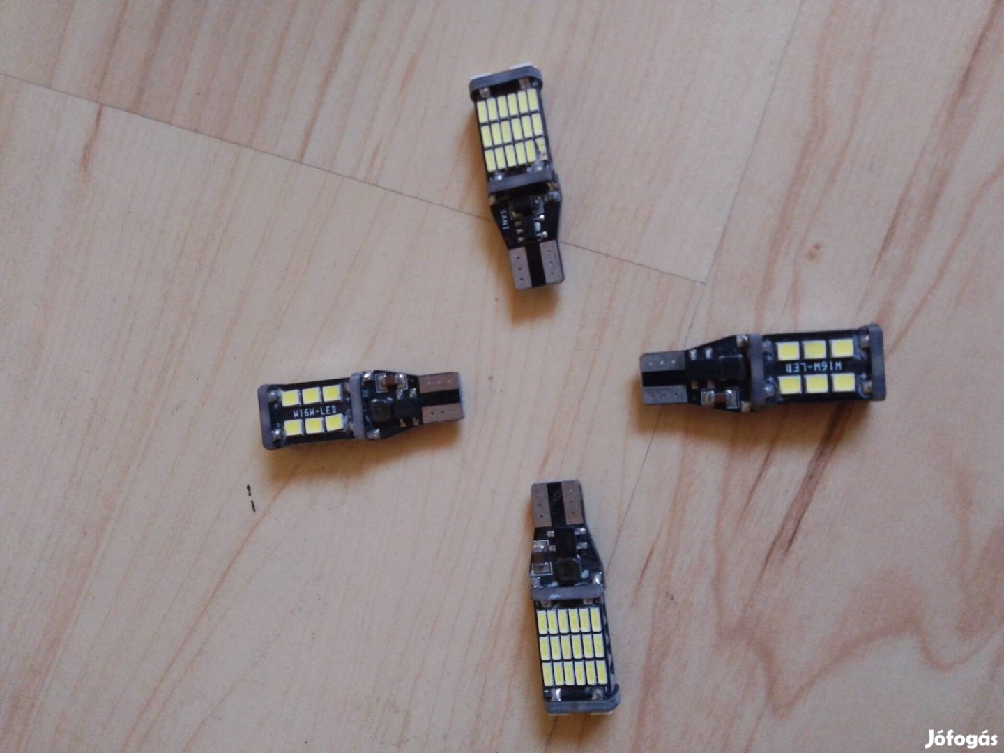 W16W T15 Canbus tolató világítás smd led pár 12V fehér 