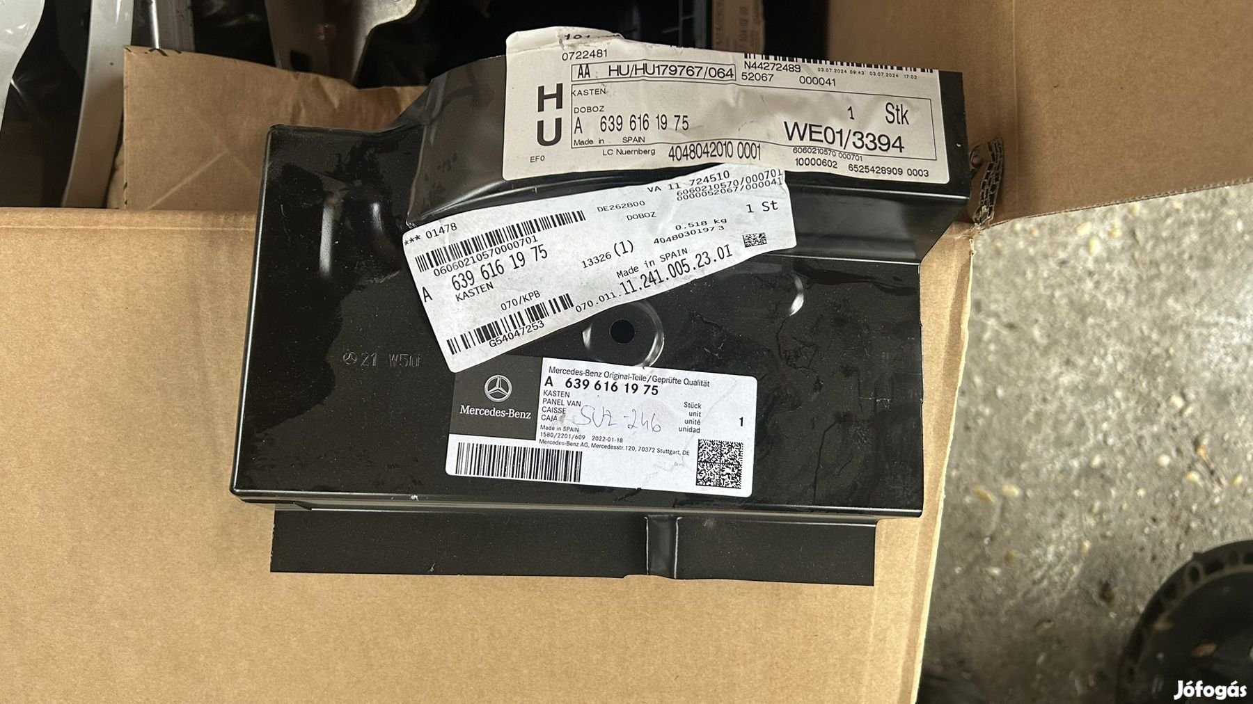 W639 jobb oldali belépő doboz A6396161975 eladó
