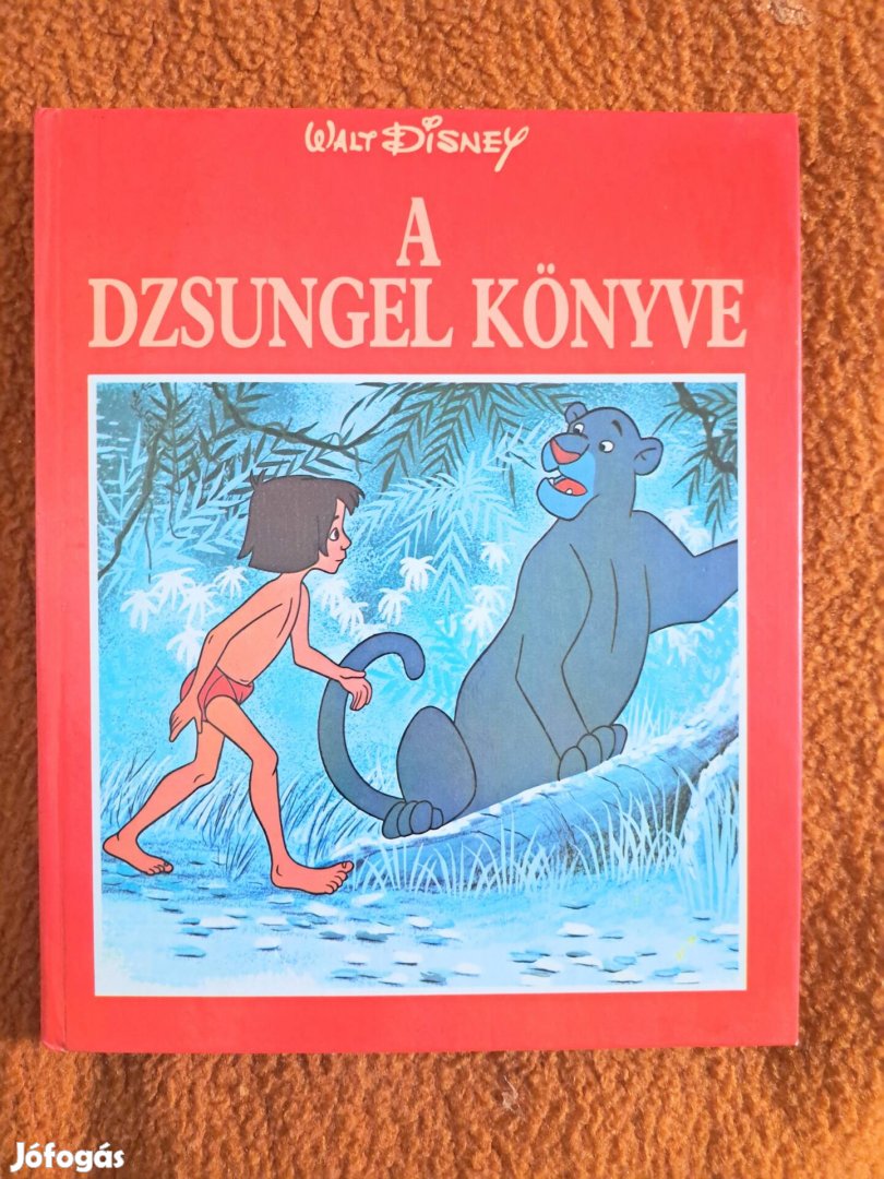 WALT Disney - A Dzsungel Könyve - 1987! -Szép! - Ritka!