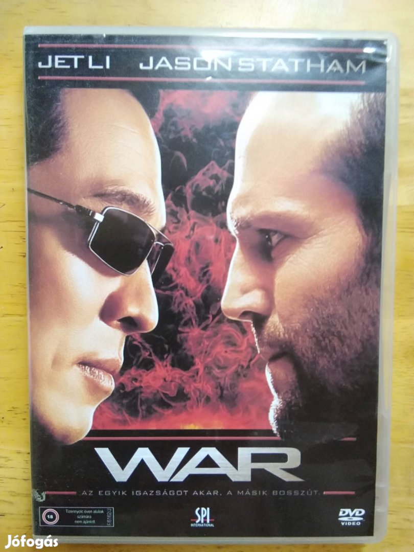 WAR újszerű dvd Jason Statham - Jet Li 
