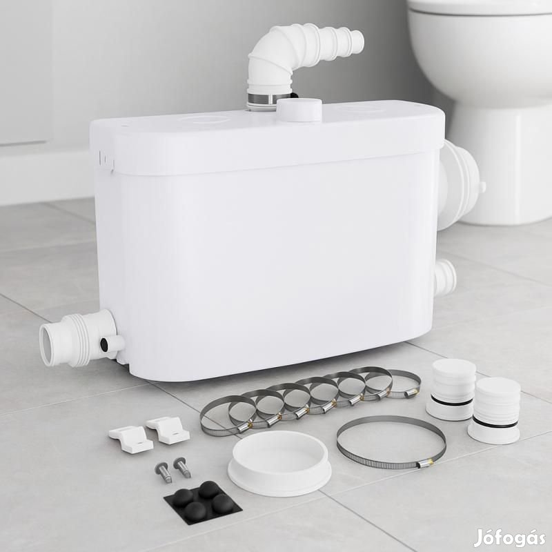 WC és háztartási szennyvízszivattyú, darálós WC 450W oldalsó