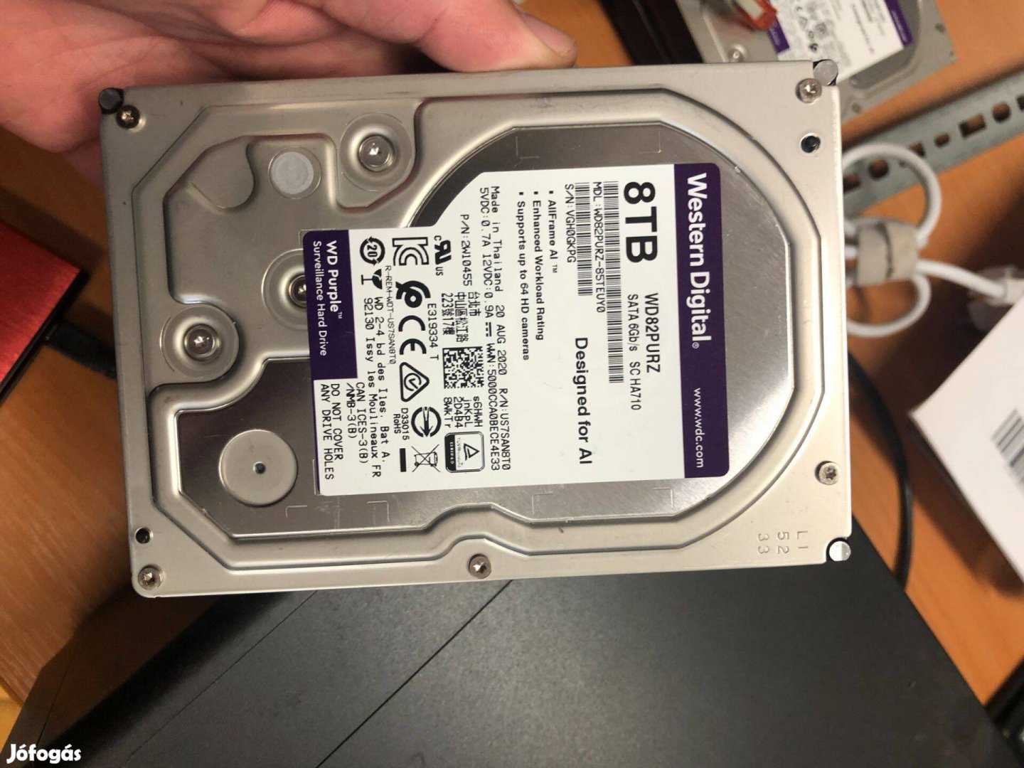 WD 8TB Purple HDD 3,5"