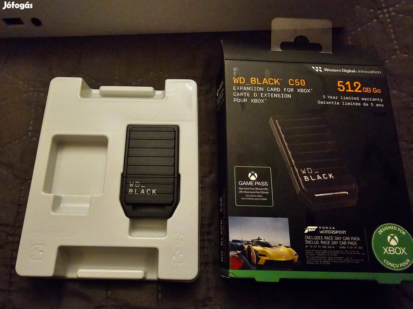 WD Black C50 512GB Xbox Series X/S Bővítőkártya