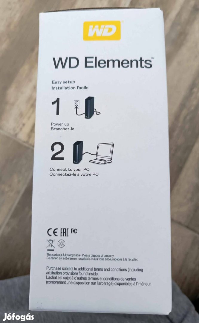 WD Elements 12TB külső winchester