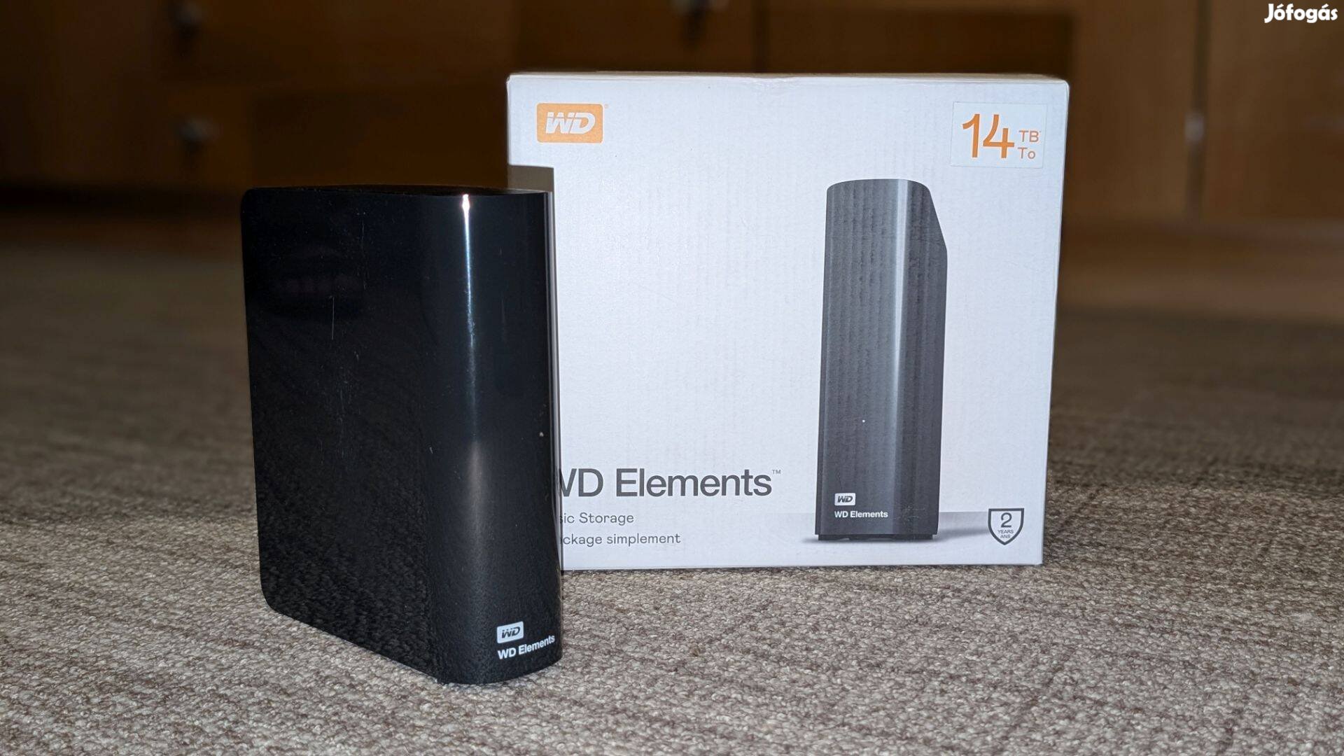 WD Elements 12TB-os külső merevlemez, 100100