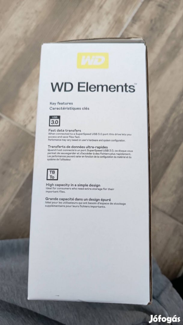 WD Elements 12 TB külső winchester