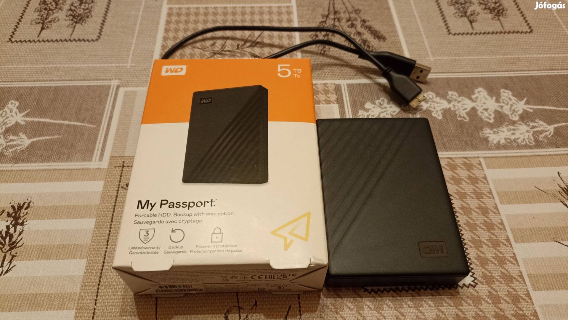 WD My Passport 5TB külső hdd (PS5-PC) eladó