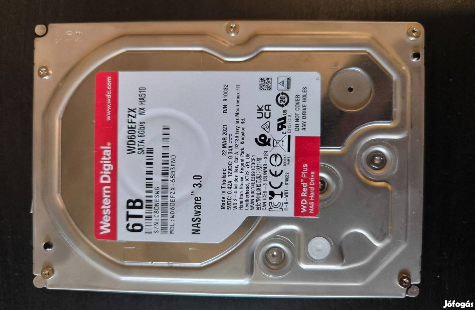 WD RED Efzx 6TB