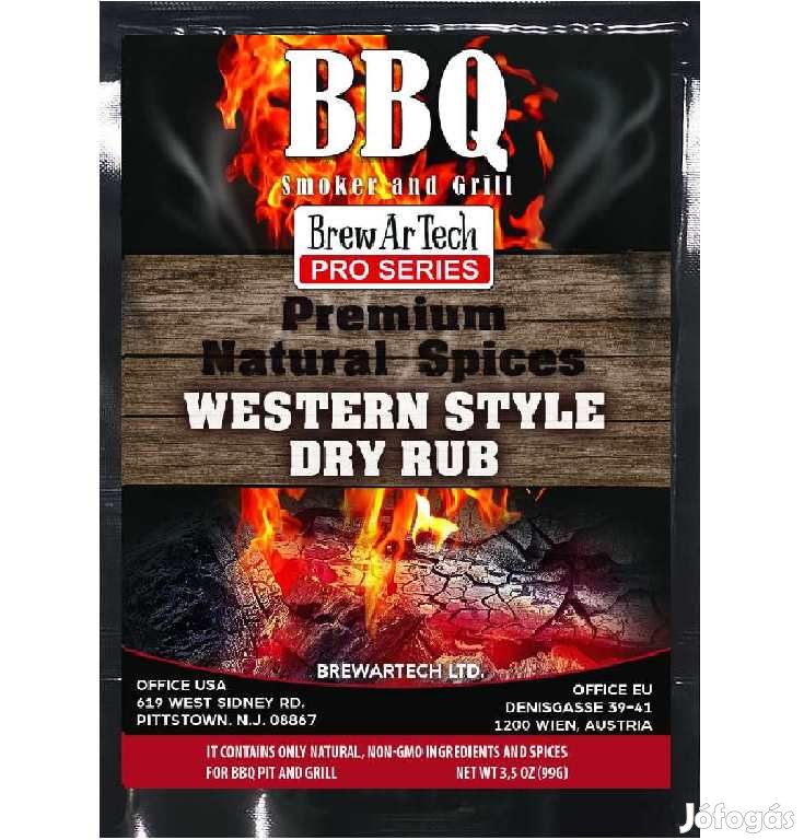 WESTERN Vadnyugati Típusú BBQ Rub fŰszerkeverék 100g 2906