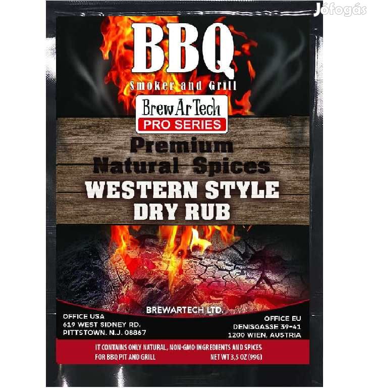 WESTERN Vadnyugati Típusú BBQ Rub fŰszerkeverék 100g  (2906)