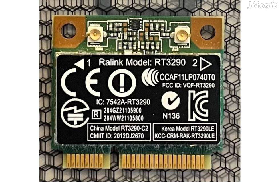 WIFI modul Ralink RT3290 laptop-hoz (HP)