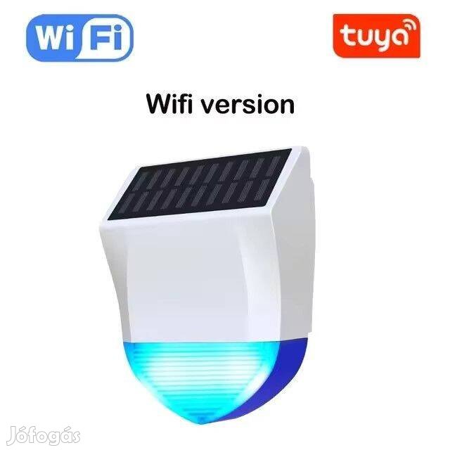 WIFI-s riasztó - Tuya Smart Napelemes Wifi-s Sziréna