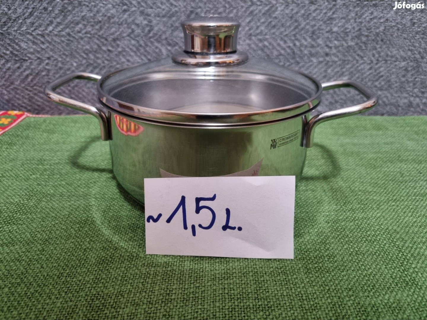 WMF 1,5 literes indukciós edény fedővel