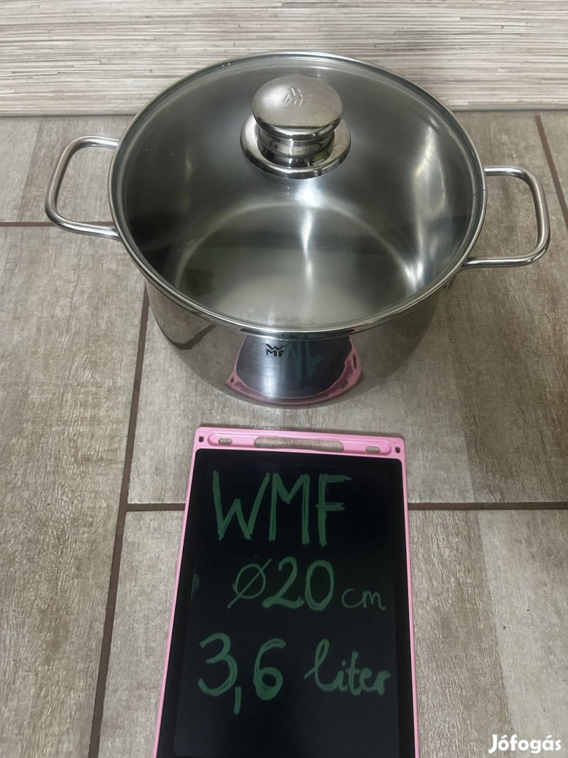 WMF 3,6 literes rozsdamentes indukciós edény fazék lábas