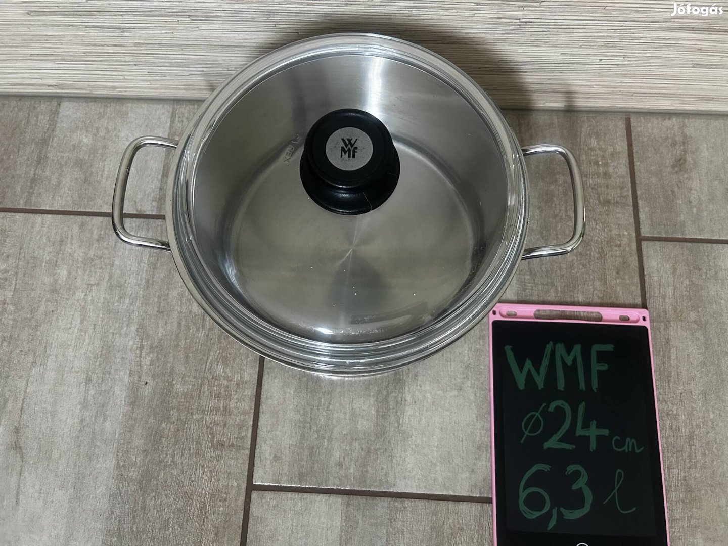 WMF rozsdamentes indukciós edény lábas fazék 6,3 l