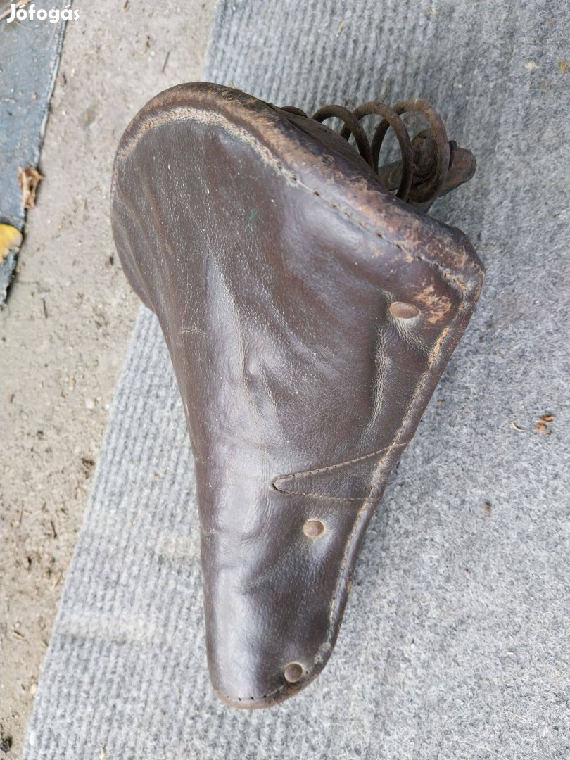 WM Csepel Tura Toldi bőr kerékpár nyereg veterán