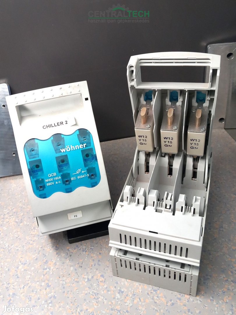 WÖHNER QCB NH00-160A-690V NH vízszintes biztosítós kapcsoló