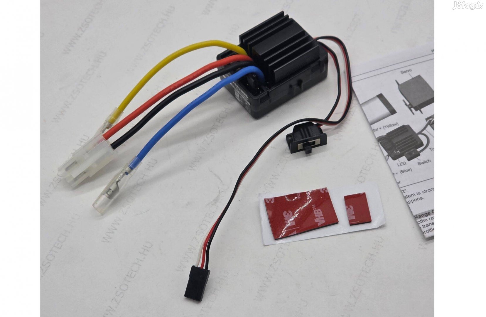 WP 1040 kefés motor szabályzó esc etetőhajó RC hajó autó buggy