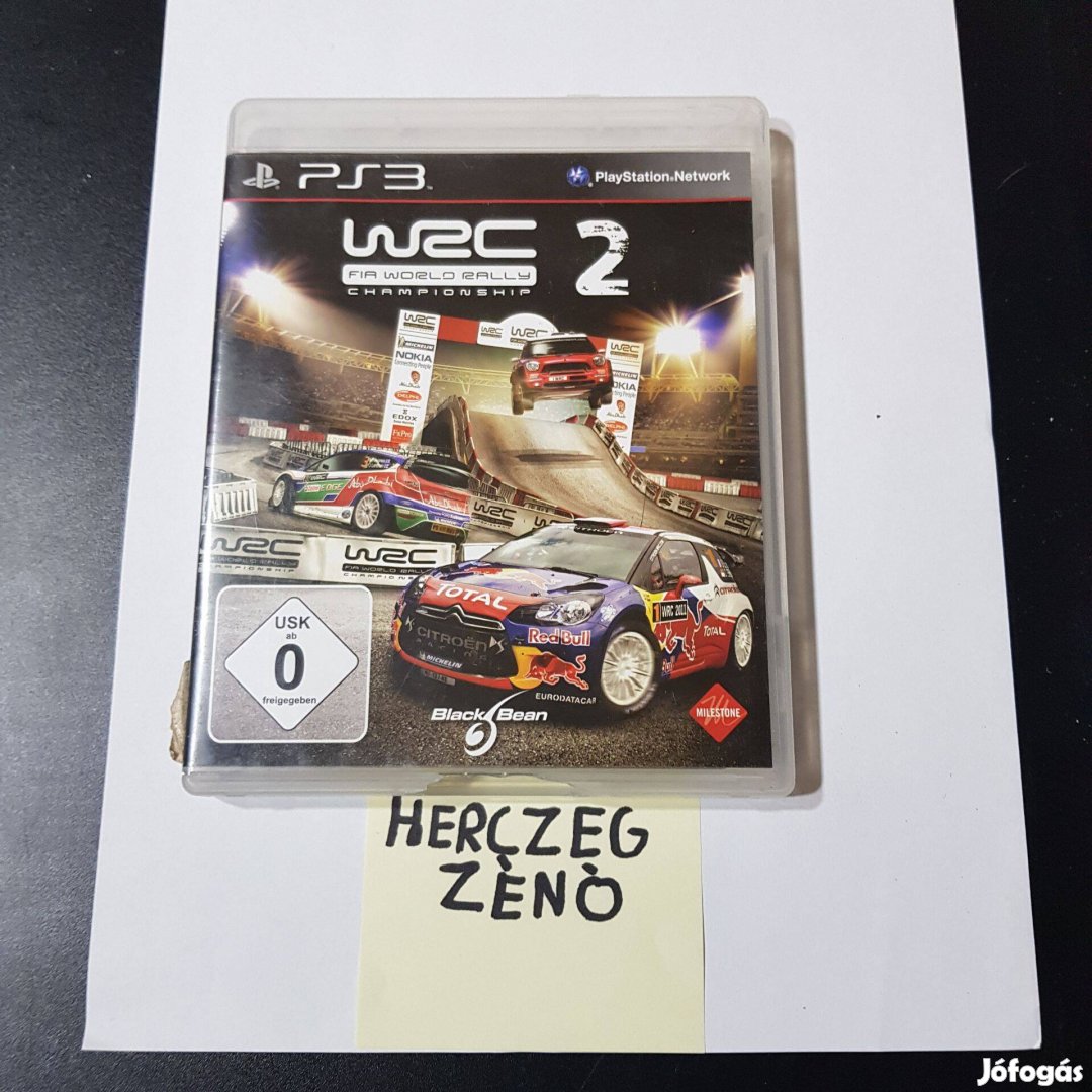 WRC 2 ps3 játék