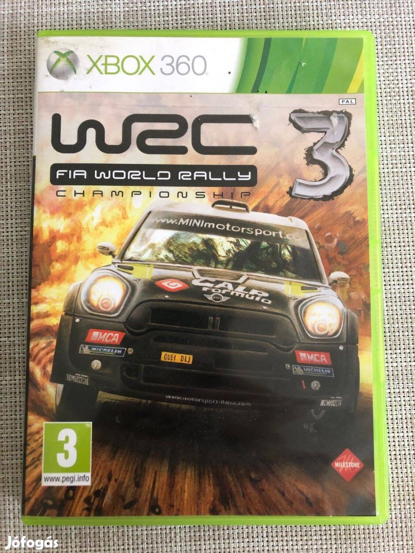 WRC 3 Xbox 360 játék