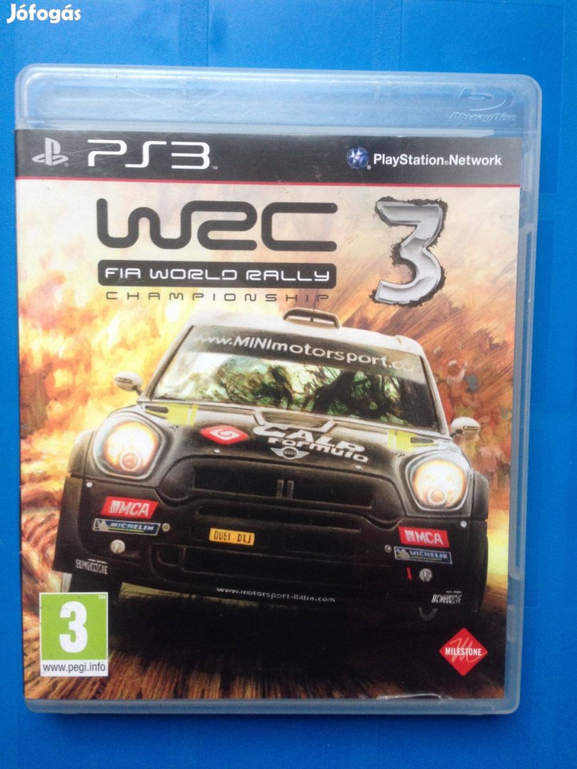 WRC 3 ps3 játék,eladó,csere is