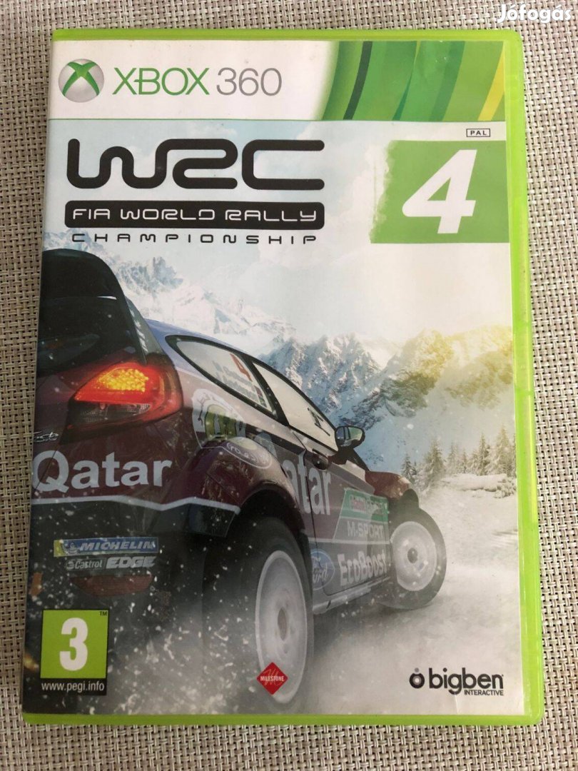 WRC 4 Xbox 360 játék