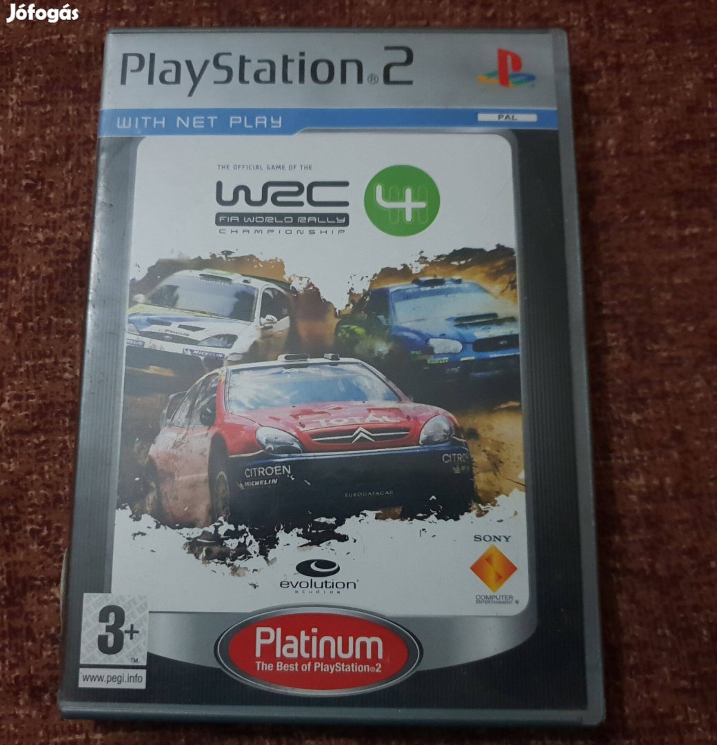 WRC 4 - Playstation 2 eredeti lemez ( 5000 Ft )