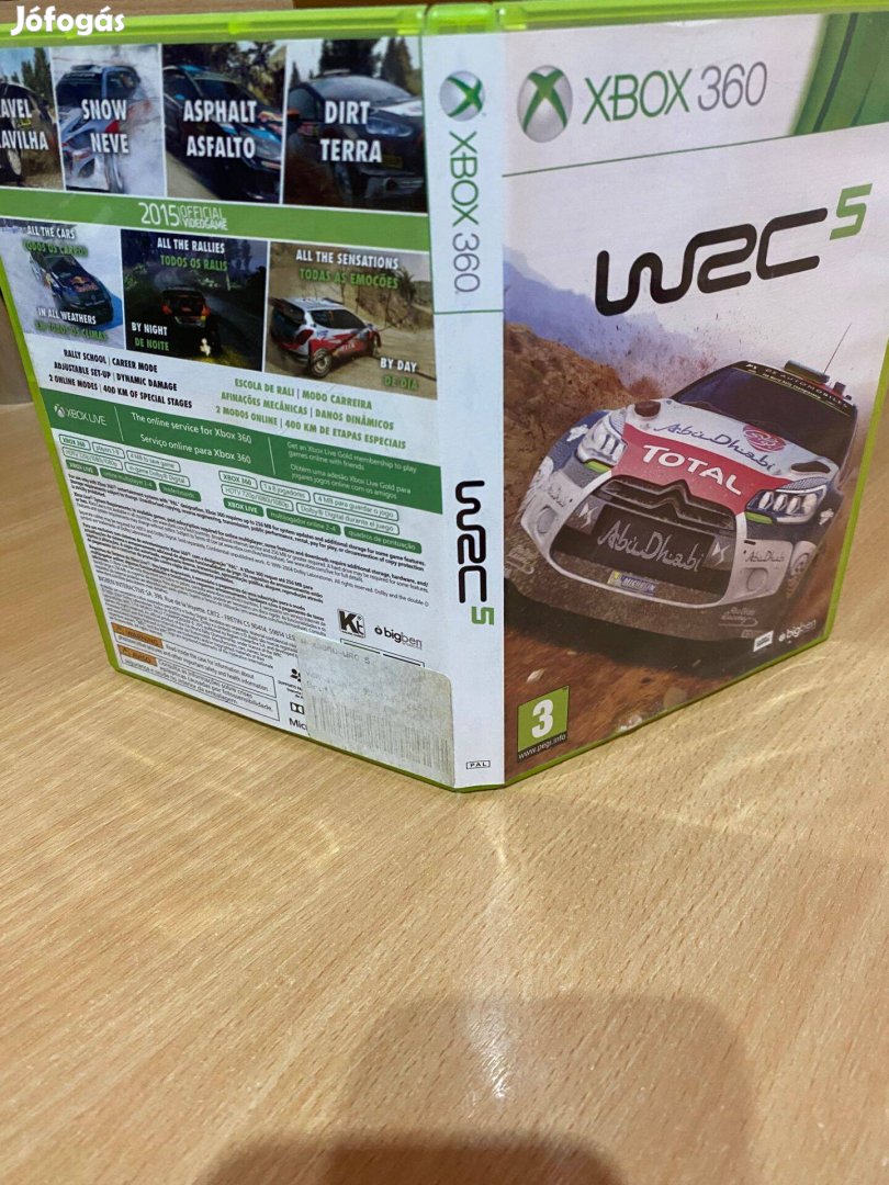 WRC 5 : World Rally Championship 5 - eredeti xbox360 játék
