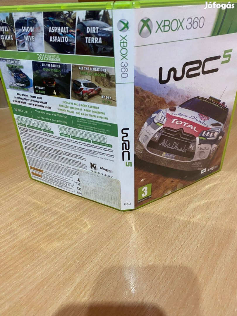 WRC 5 : World Rally Championship 5 - eredeti xbox360 játék