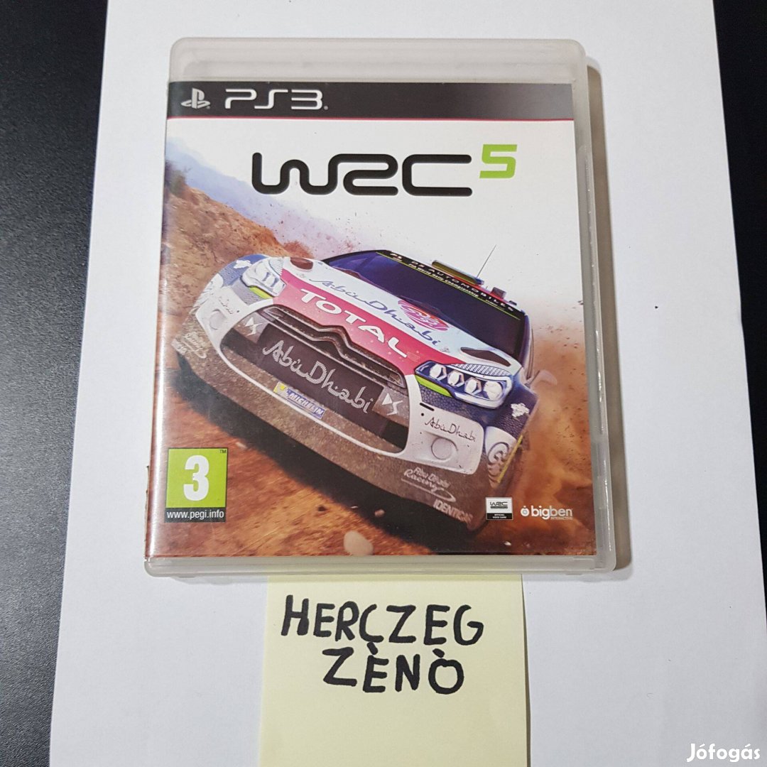 WRC 5 ps3 játék