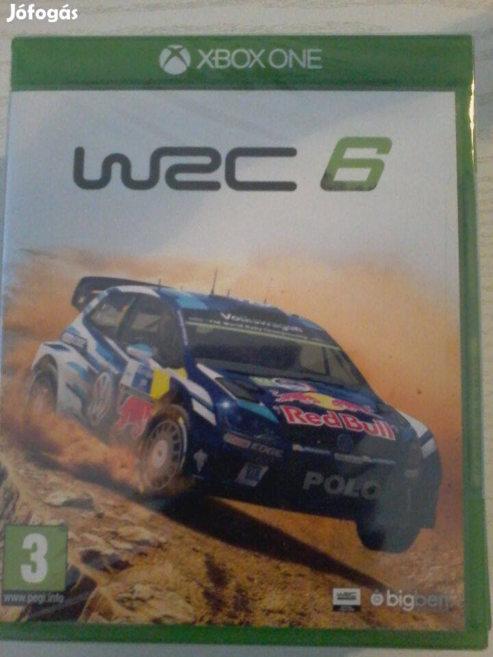 WRC 6 Xbox 1(Bontatlan) játék eladó.(nem postázom)