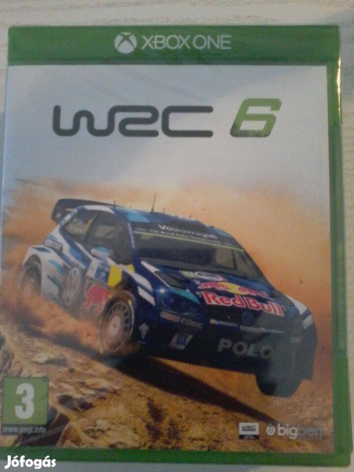 WRC 6 (új,bontatlan)Xbox 1 játék eladó.(nem postázom)