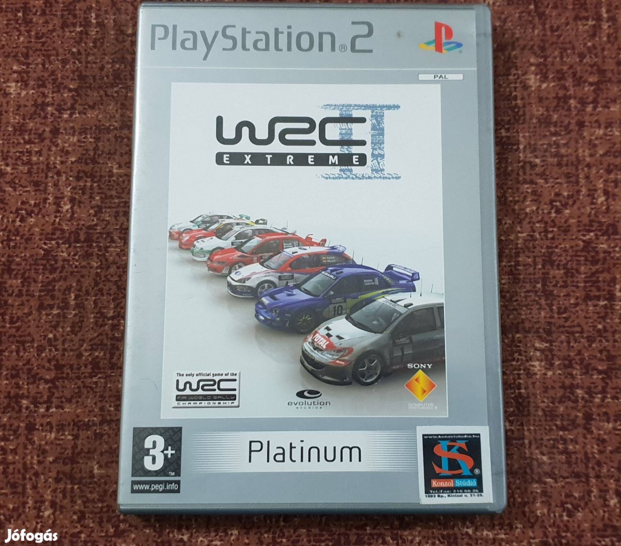 WRC II Extreme Playstation 2 eredeti lemez ( 3500 Ft )