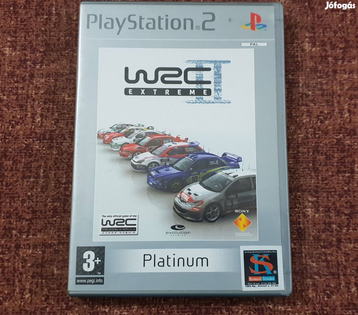 WRC II Extreme Playstation 2 eredeti lemez ( 3500 Ft )