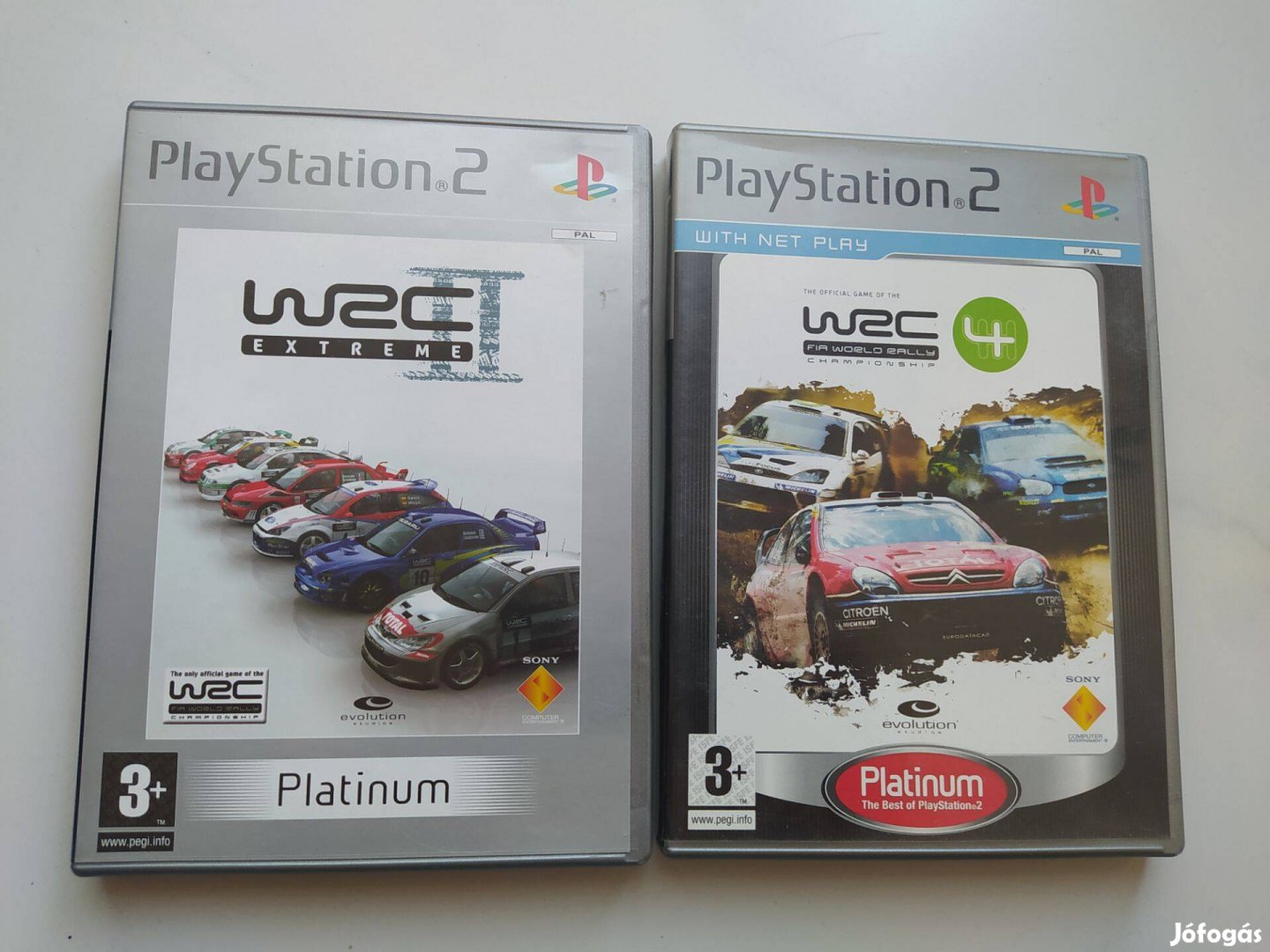 WRC II Extreme rally WRC4 Rally eredeti PS2 játékok szép állapotban