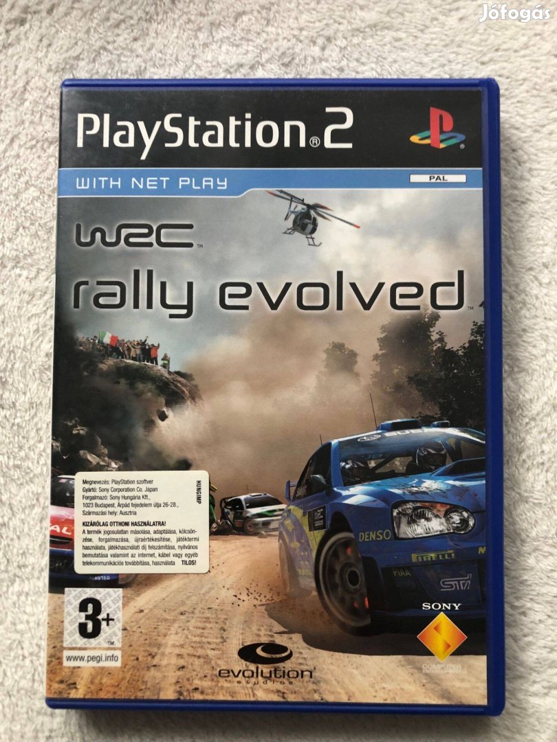 WRC Rally Evolved Ps2 Playstation 2 játék