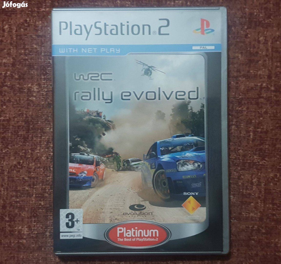 WRC Rally Evoved Playstation 2 eredeti lemez ( 3500 Ft )