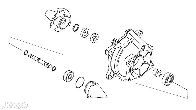 WSM Kawasaki 1100 Ultra 130 Turbina javítókészlet