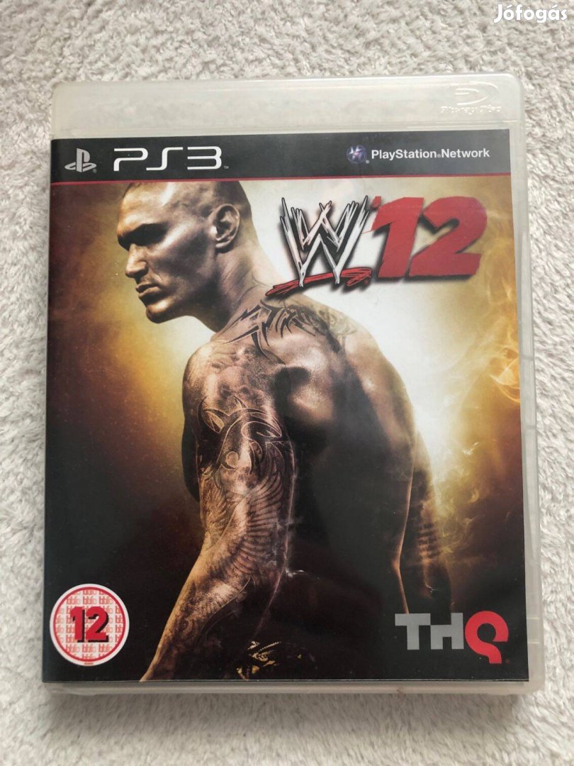 WWE12 W12 WWe Ps3 Playstation 3 pankrációs játék