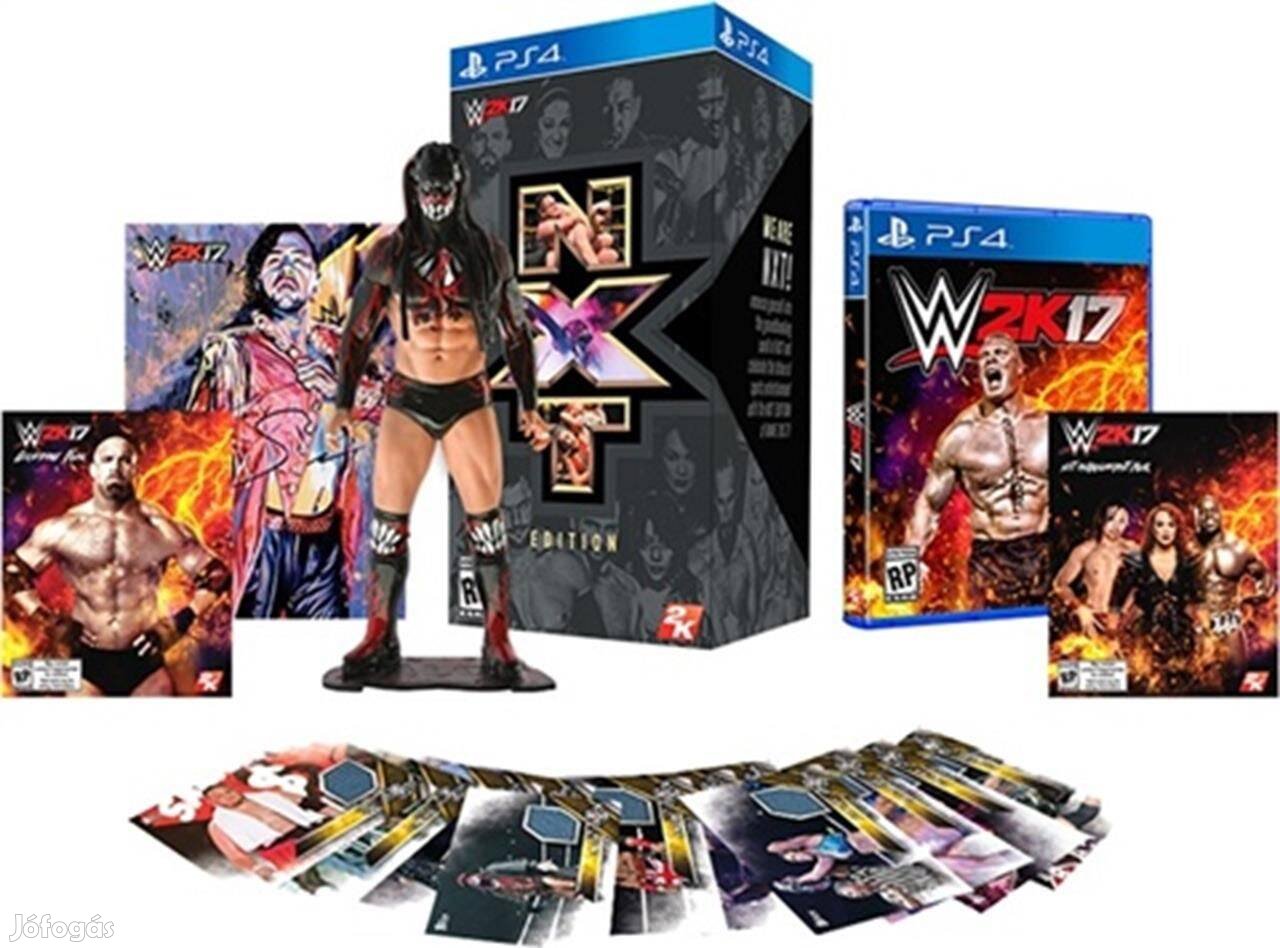 WWE 2K17 Nxt Ed. wfigurine, Ring Canvas & Lithograph (No DLC) PS4 játé