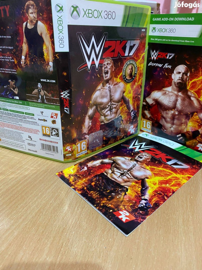 WWE 2K17 - eredeti xbox 360 konzolhoz játéklemez