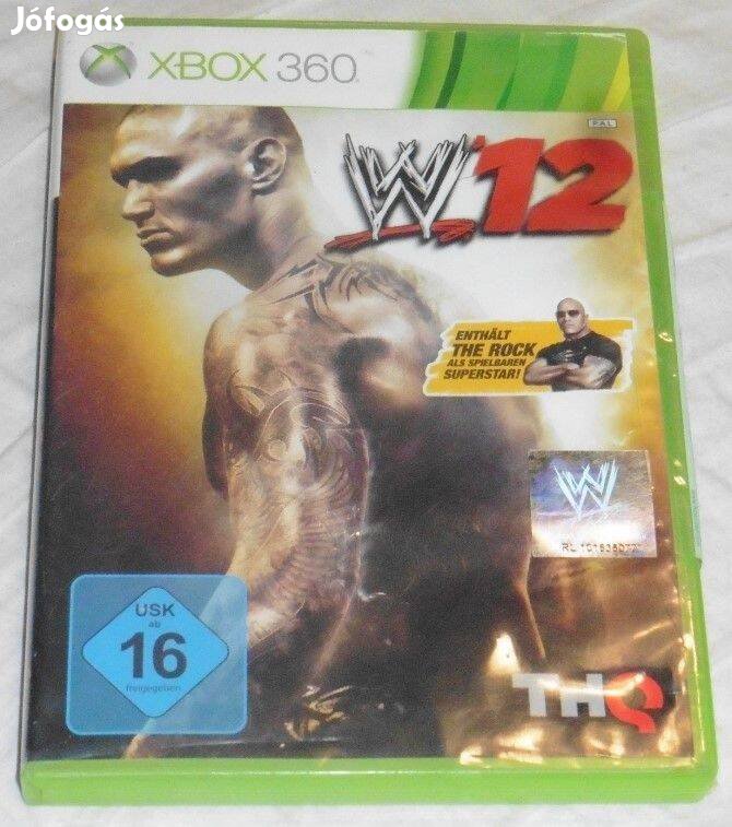 WWE 2k12 (Pankráció) Gyári Xbox 360 Játék akár féláron