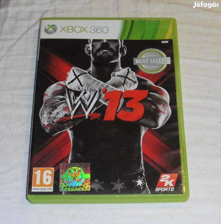 WWE 2k13 (Pankráció) Gyári Xbox 360 Játék akár féláron