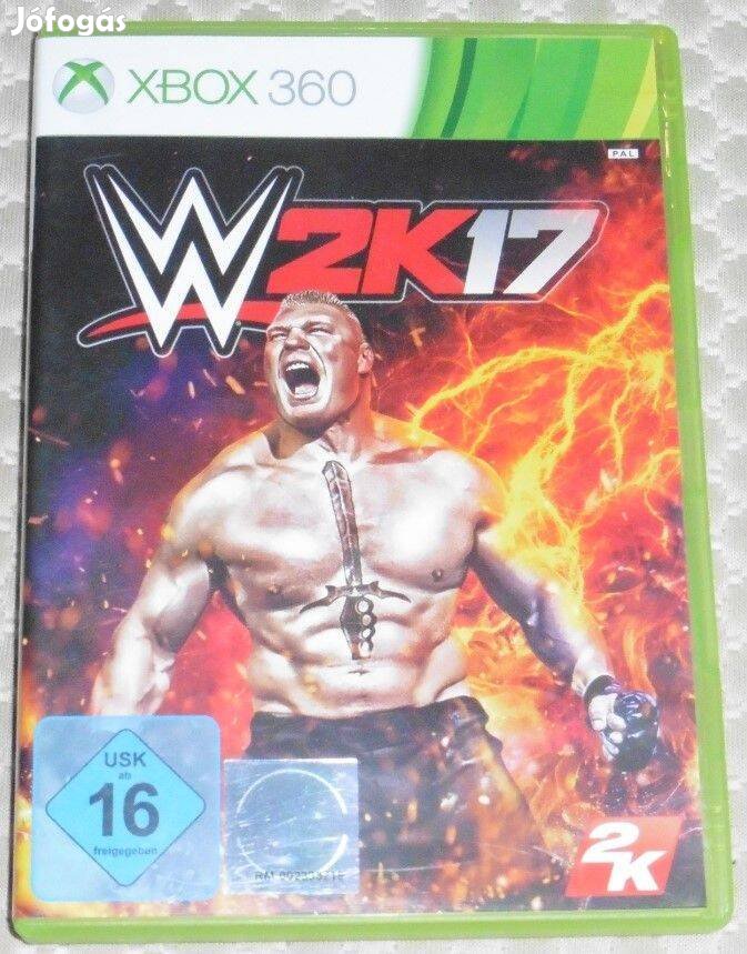 WWE 2k17 (Pankráció) Gyári Xbox 360 Játék akár féláron