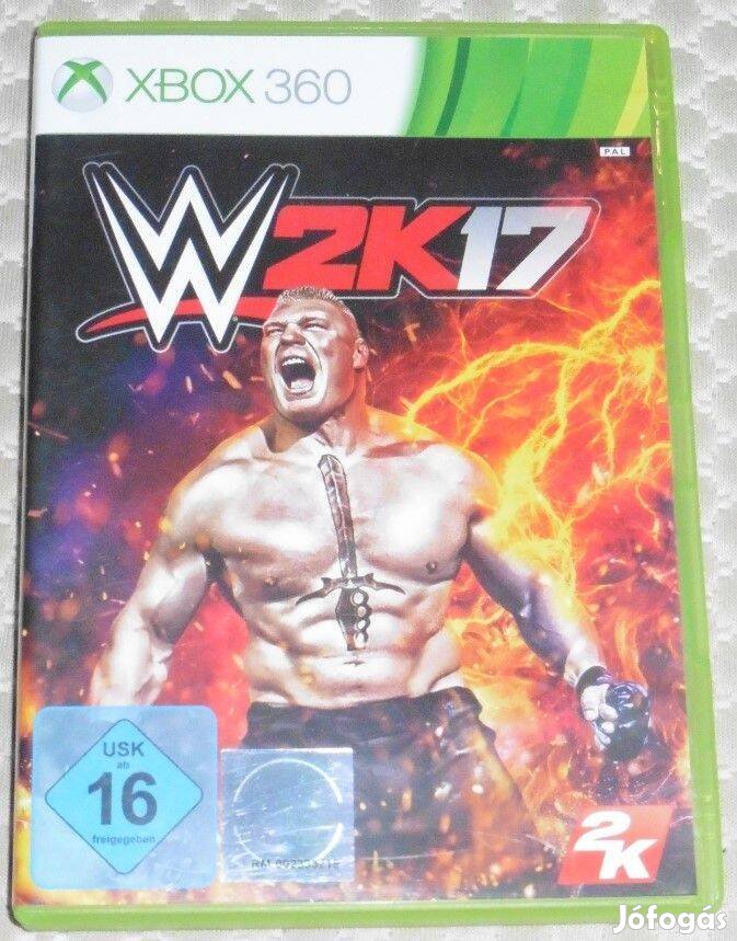 WWE 2k17 (Pankráció) Gyári Xbox 360 Játék akár féláron